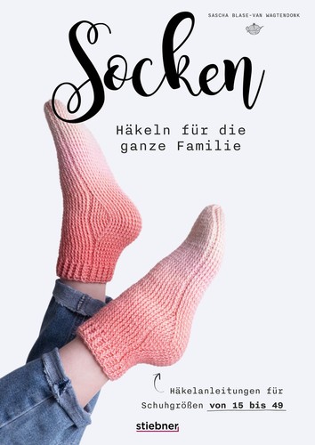 Socken häkeln für die - , ganze